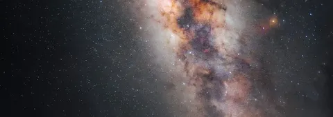 A night-sky scene captured on a smartphone