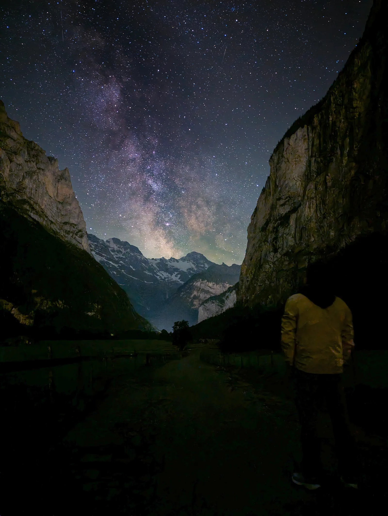 Milky Way photographed on a Google Pixel 7, Astrophotography mode