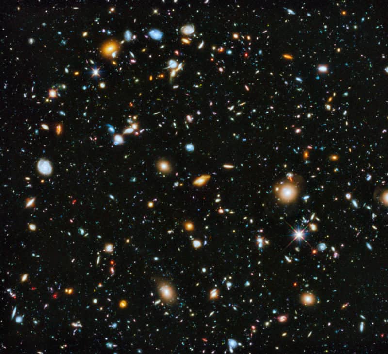The Hubble Ultra-Deep Field (HUDF) image