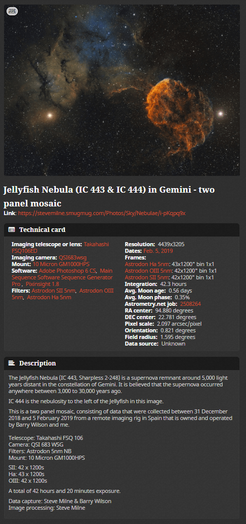 astrobin astrophotography website