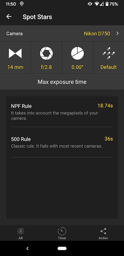 500 rule vs npf rule