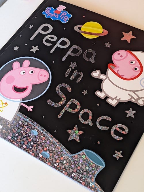 peppa pig in space book for kids