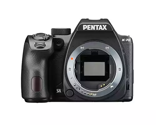 Pentax K-70 Weather-Sealed DSLR Camera, Body Only (Black)