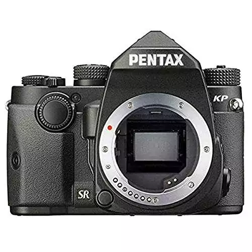 Pentax KP 24.32 Ultra-Compact Weatherproof DSLR with 3" LCD, Black