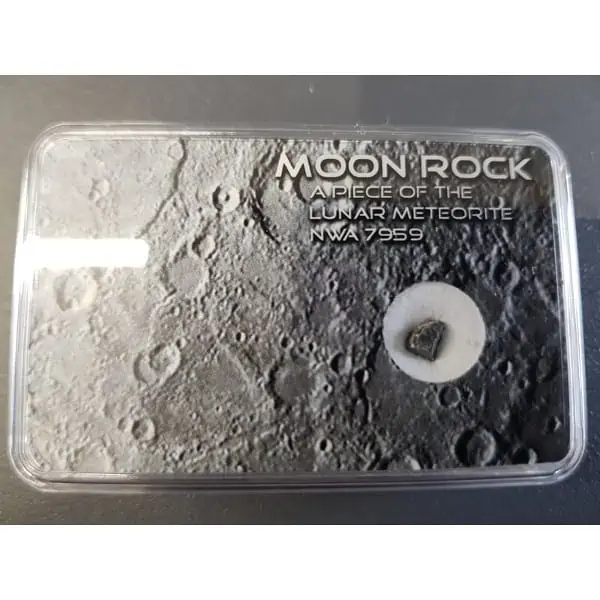 Piece of Moon Rock gift set