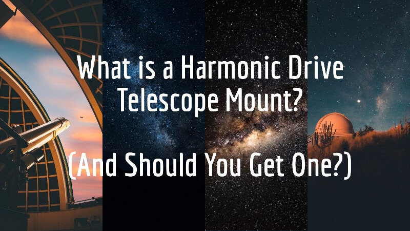 harmonic drive telescope mount