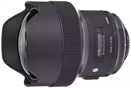 Sigma 14mm F/1.8 Art DG HSM Lens (for Nikon Cameras)