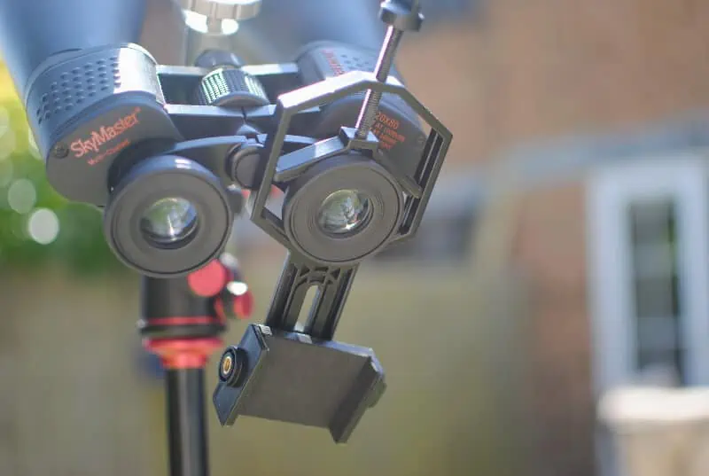 skymaster binoculars with smartphone adapter