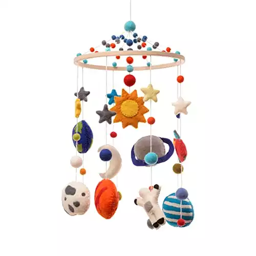 Space-Themed Nursery Mobile