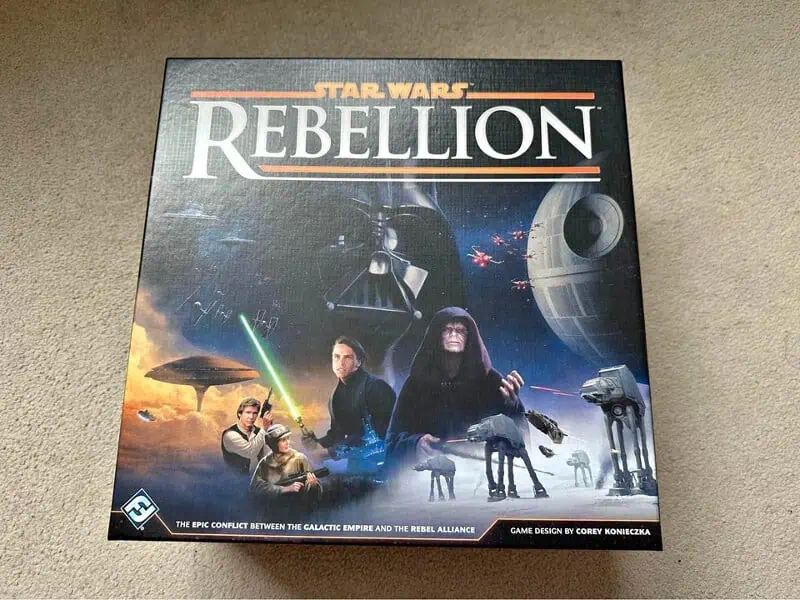 star wars rebellion sci fi board game