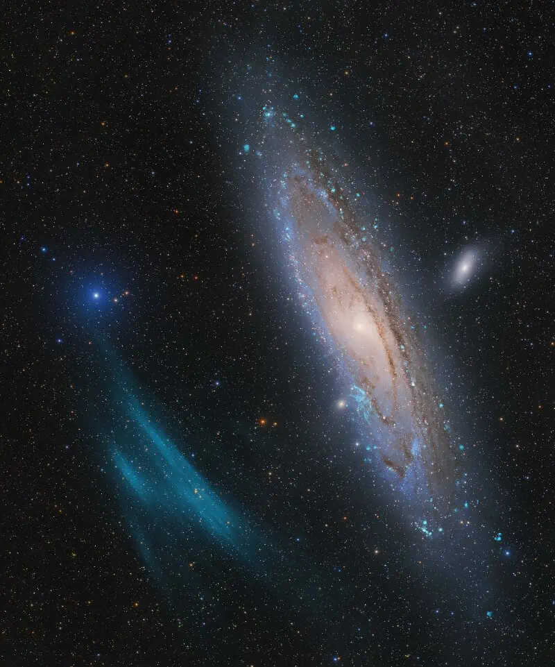 Andromeda, Unexpected © Marcel Drechsler, Xavier Strottner and Yann Sainty - astronomy photographer of the year winner 2023