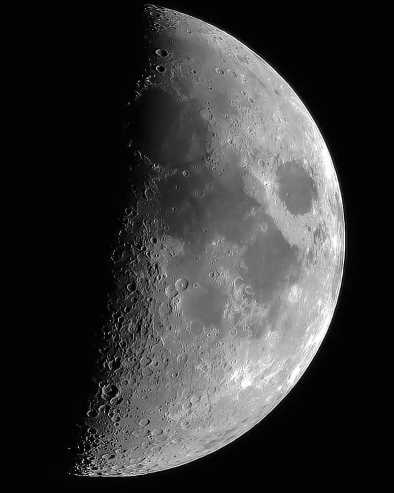 Lunar image taken with a ZWO ASI174MM