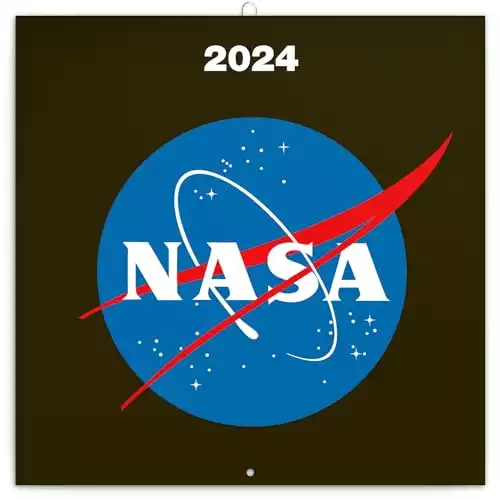 Presco Group Calendar 2023-2024, NASA Wall Calendar, Monthly Calendar, 16 Month Hanging Calendar Sep 2023 - Dec 2024, 12x12 in.