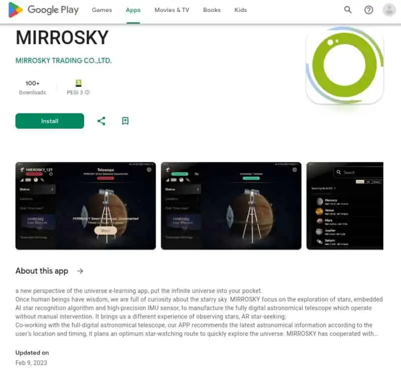 mirrosky app