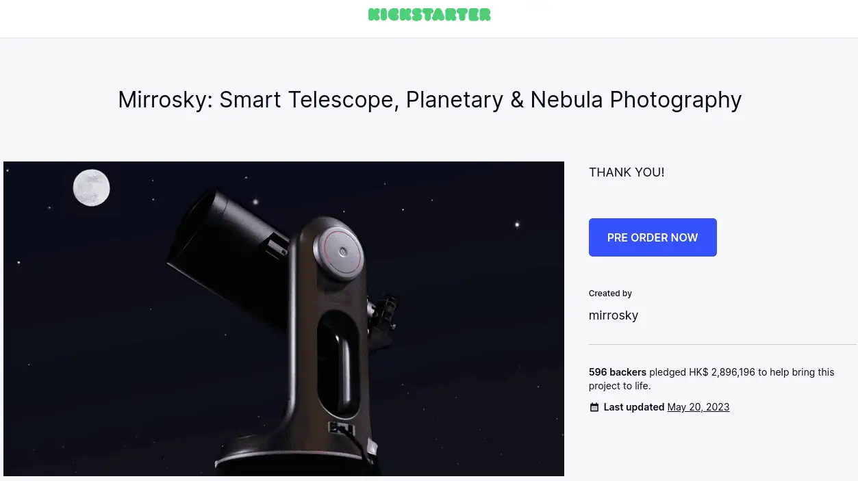 mirrorsky smart telescope