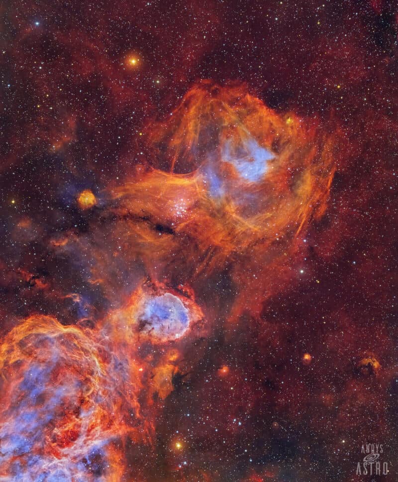 NGC 3324 Gabriellas Gems