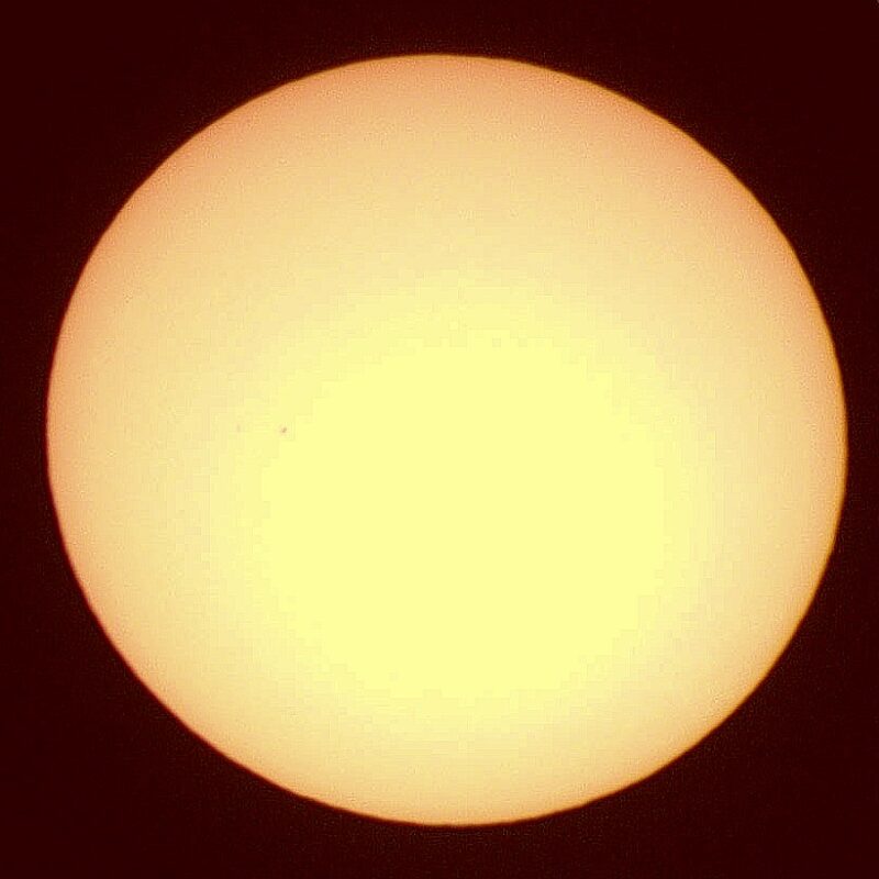 Photo of the sun taken with the Vaonis Hestia