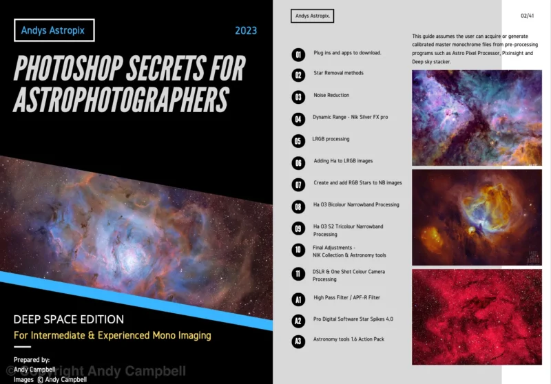 Photoshop Secrets for Astrophotographers andy campbell