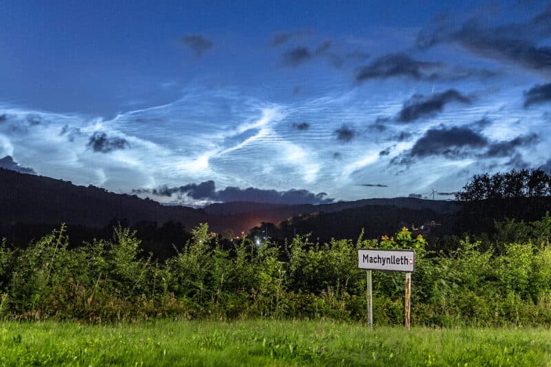 Noctilucent Clouds Machynlleth (Image Credit: Robert Price)
