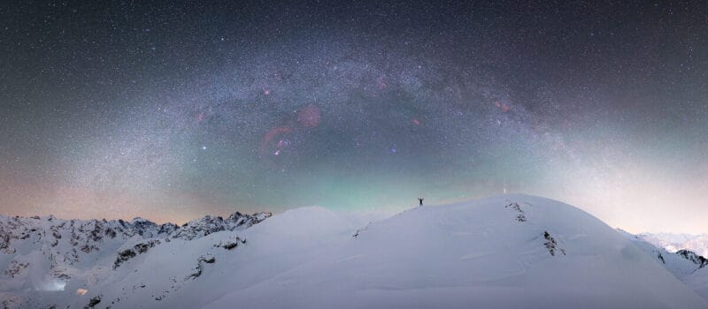 French Alps Milky Way Panorama (Image Credit: Camille Niel)