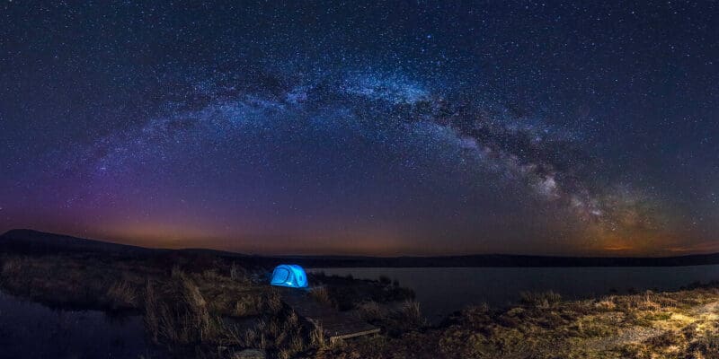 Solitude - Milky Way Over Glaslyn Nature Reserve (Image Credit: Robert Price)