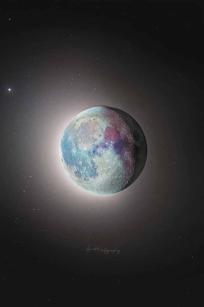 Mineral HDR Moon (Image Credit: Anushtup Roy Choudhury)