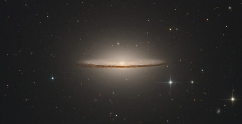 The Inner Dust Lanes of M104 (The Sombrero Galaxy) © Kevin Morefield