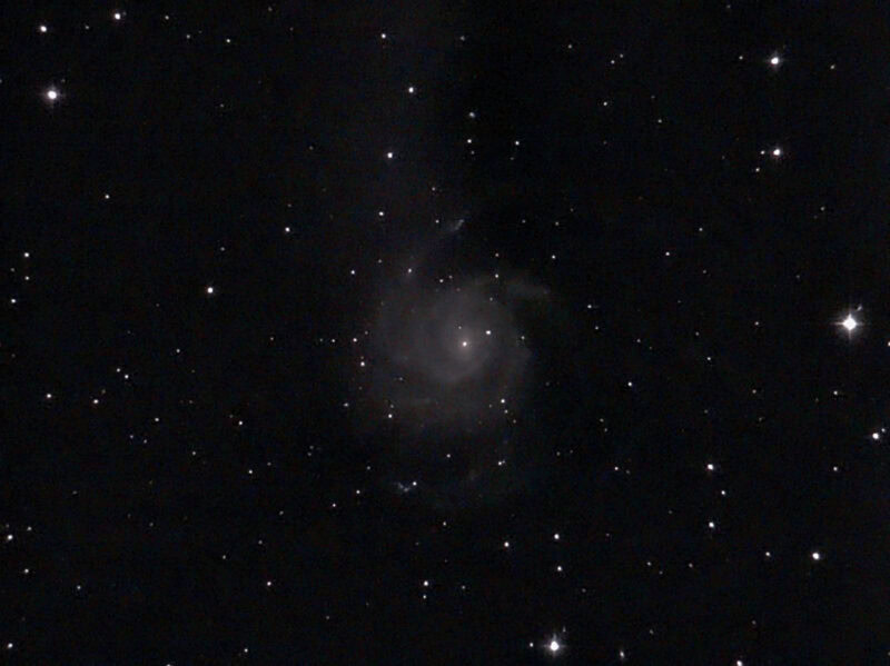 Unistellar Odyssey Pro M101 Pinwheel Galaxy Image