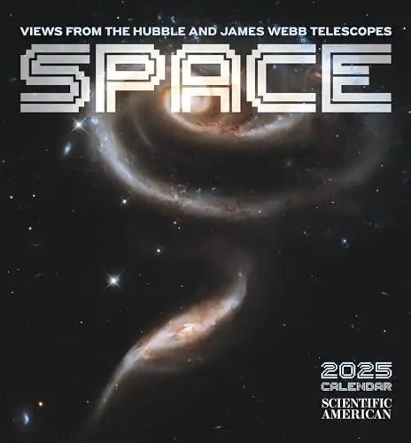 Space: Views from the Hubble and James Webb Telescopes 2025 Mini Wall Calendar