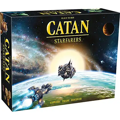 CATAN Starfarers Board Game 2nd Ed. (Base Game) | Family Board Game for Adults and Kids | Adventure Board Game | Ages 14+ | 3 to 4 players | Average Playtime 120 minutes | Made by Catan Studio