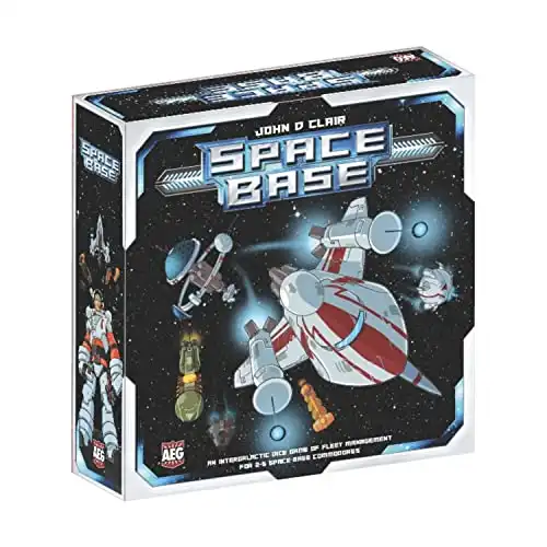 AEG Space Base | Space Exploration Engine Building Interactive Family Dice Game | Blend of Strategy & Luck | Easy to Learn | 2-5 Players | Ages 10+