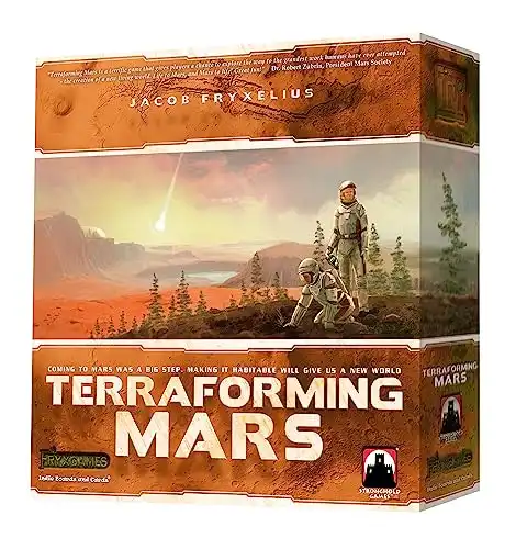 Terraforming Mars Board Game-Award Winning Strategic Space Adventure Game for Family Game Night, Competitive Play&High Replay Value-Adults, Cardboard,Teens&lovers of Board Games by Stronghol...