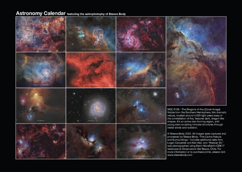 steeve body 2025 astronomy calendar