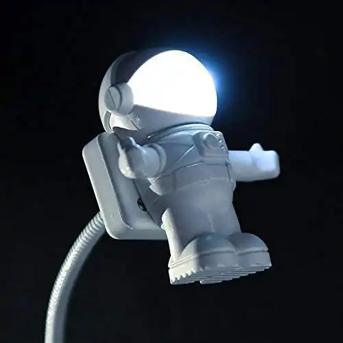 SOONDAR® Creative Spaceman Astronaut LED Flexible USB Light for Laptop PC Notebook