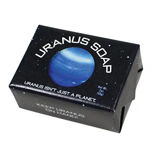 The Unemployed Philosophers Guild Uranus Soap - Made in The USA, 2oz (56g) Travel Sized Guest Bar