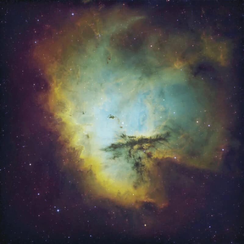 Image on Picastro. PacMan Nebula by Tom McCrorie. 