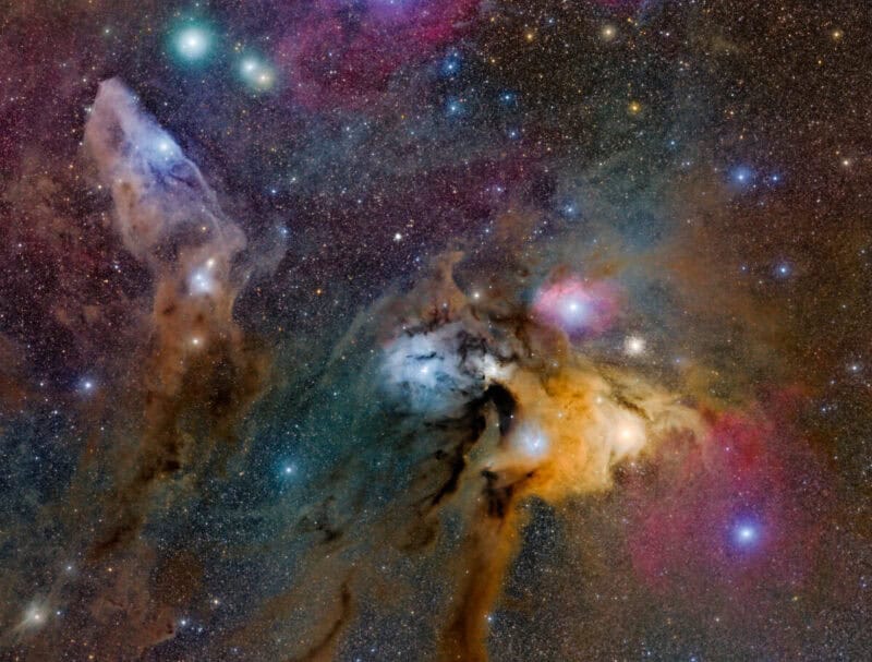 Rho Ophiuchi. Credit: Alessandro Ravagnin