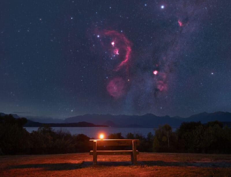 Orion Over Lake Manapouri (Credit: Ladi Svoboda)