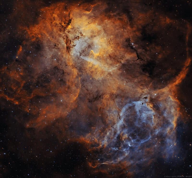 Sh2-132: The Lion Nebula (Credit: Imran Badr)