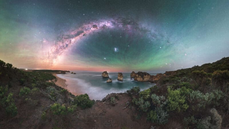 “Diamond Beach Emerald Sky” – Brent Martin